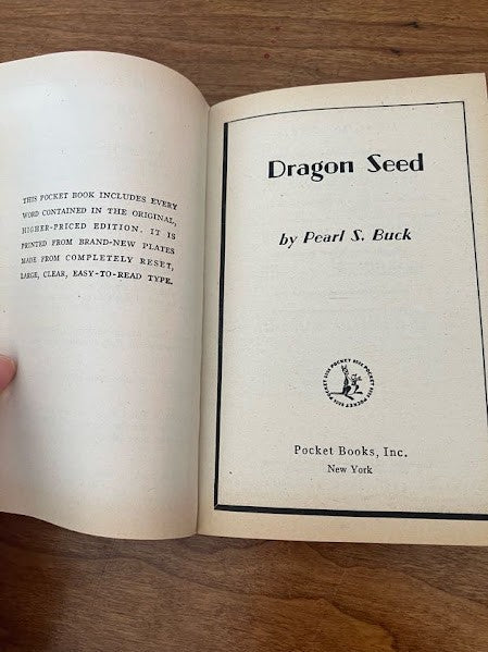 Pocket Book - Dragon Seed by Pearl S. Buck