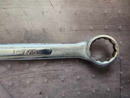 Combination Wrench Vintage 1-7/16 12pt, Made in China