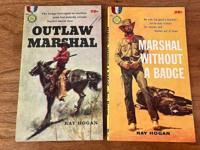 Gold Medal Books by Ray Hogan - lot of  2