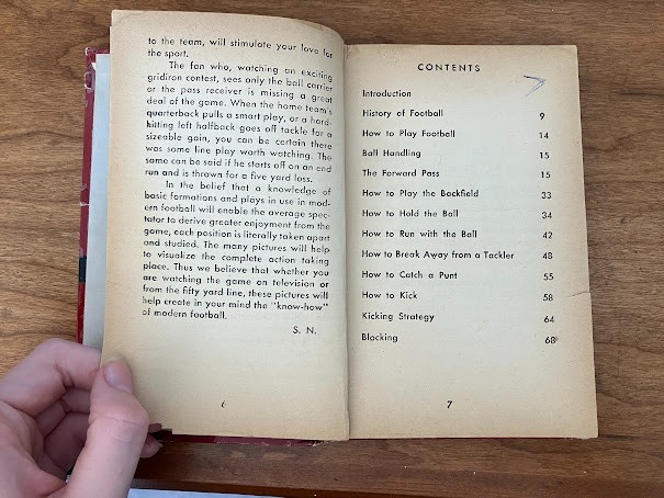 Vintage Perma Books - Sam Nisenson: Handy Illustrated Guide To Football