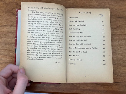 Vintage Perma Books - Sam Nisenson: Handy Illustrated Guide To Football