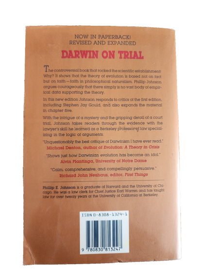 Darwin on Trial - By Johnson, Phillip E.