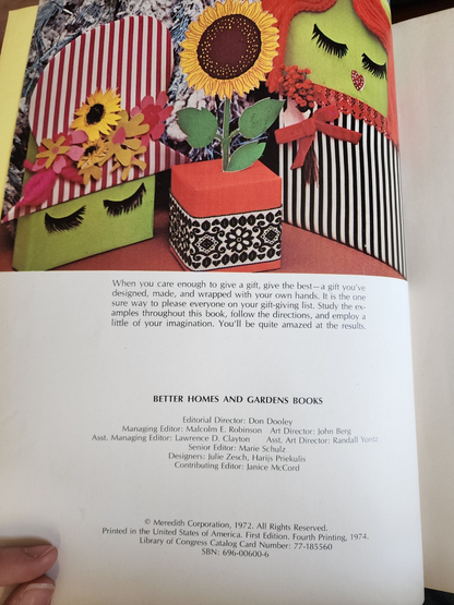 Better Homes and Gardens: Gifts to Make Yourself By Don Dooley