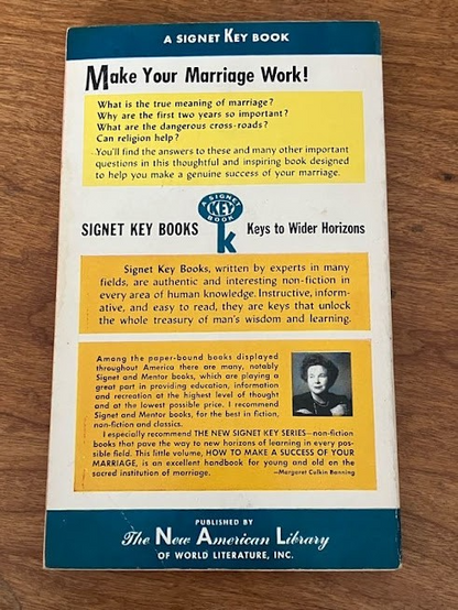 How to Make a Success of Your Marriage By Dr. Eustace Chesser