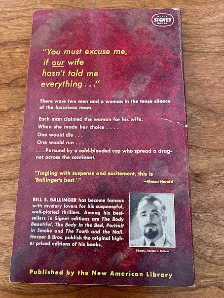 Vtg Paperbacks by Bill S. Ballinger - lot of 2