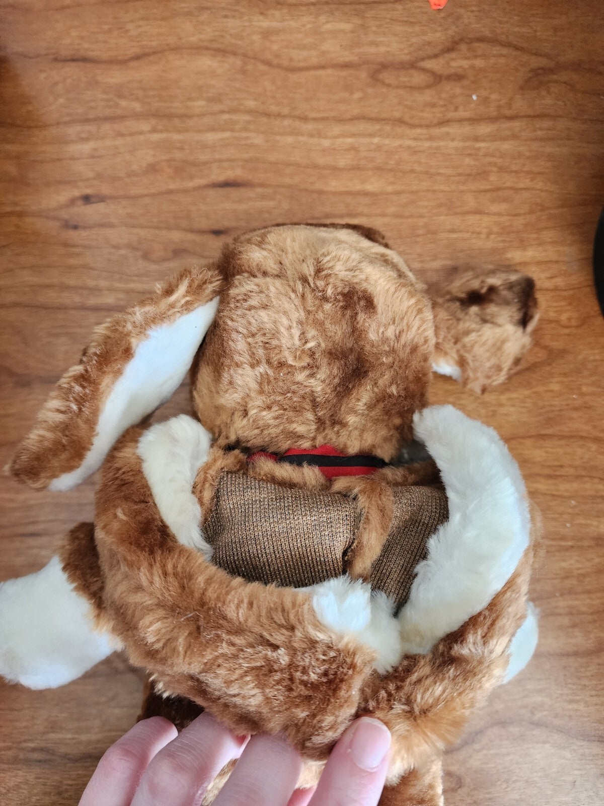 Vtg Avon Brown Puppy Dog W/ Hooded Zipper Jacket 1982 Plush 12"