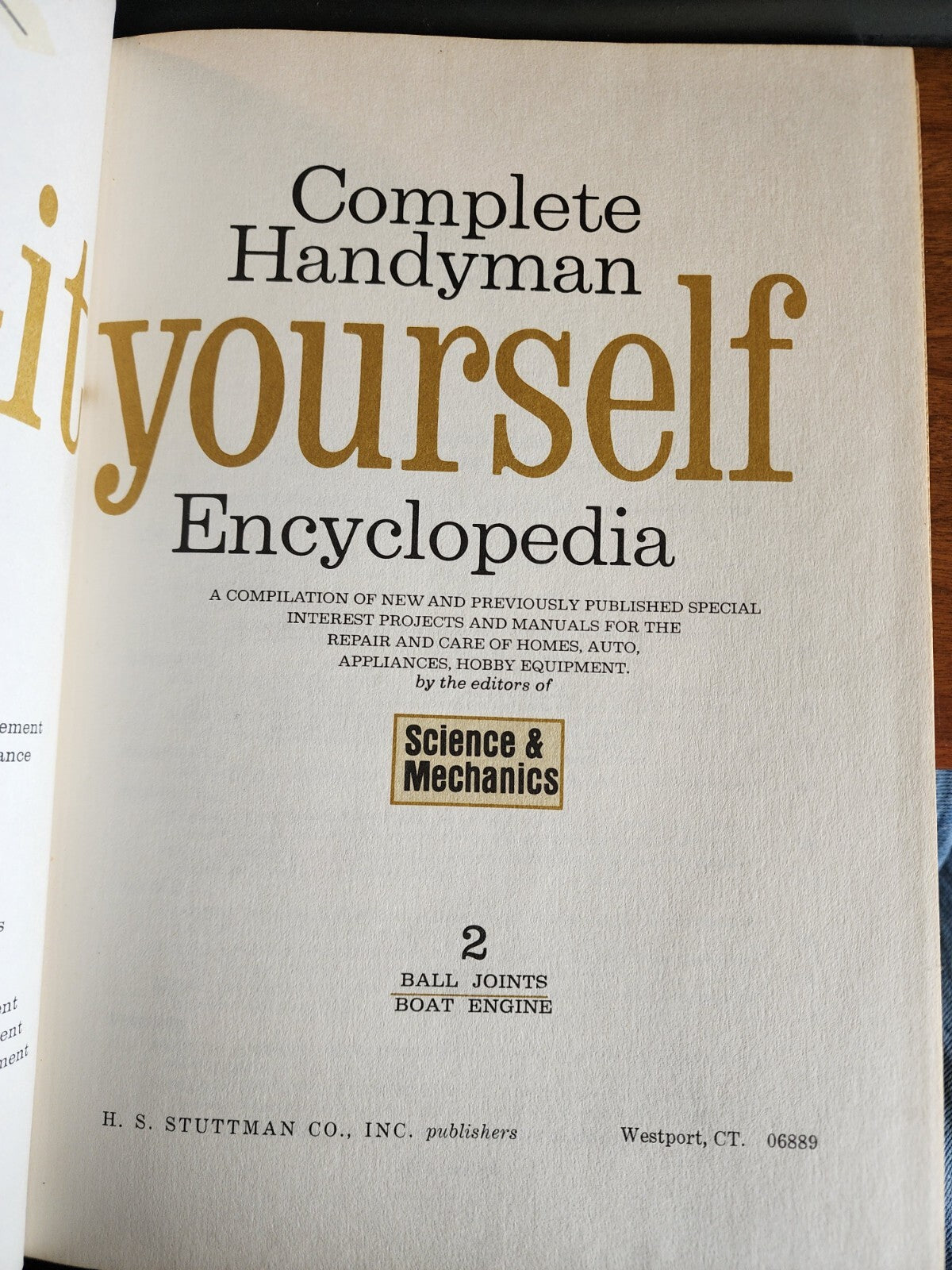 Complete Handyman Do-It-Yourself Encyclopedia - HC - GOOD
