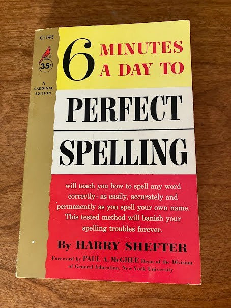 Cardinal Edition Books - Words of Power / Perfect Spelling (lot of 2)