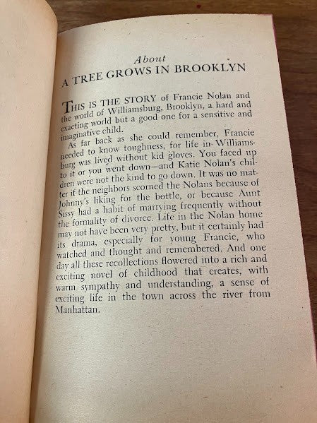 Bantam Books - A Tree Grows in Brooklyn by Betty Smith