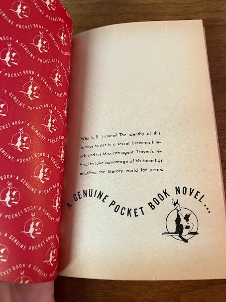 THE TREASURE OF THE SIERRA MADRE by B. Traven