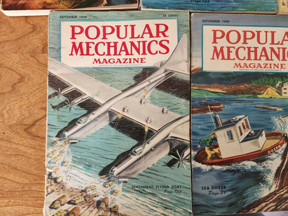 11 Popular Mechanics 1949 (October issue missing)