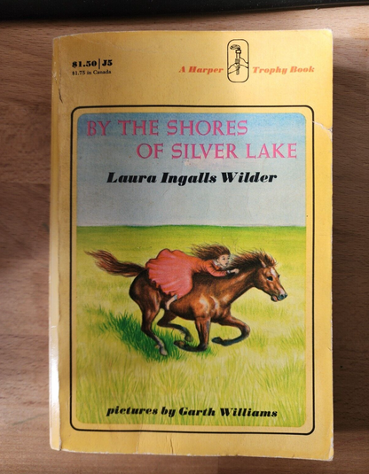 By the Shores of Silver Lake - Paperback Book By Laura Ingalls Wilder - GOOD