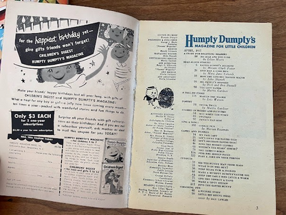 Humpty Dumpty‘s Magazine For Little Children (Lot Of 3)