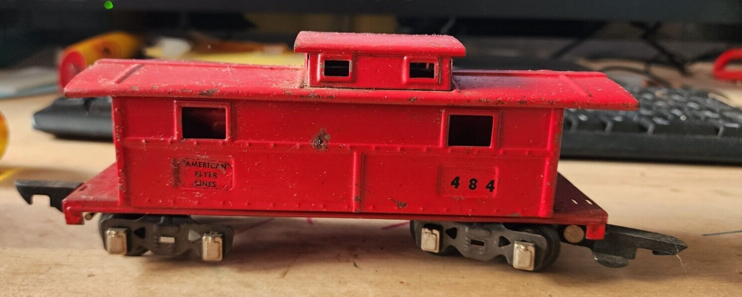 Vtg American Flyer Pre-war O Gauge #484 Caboose