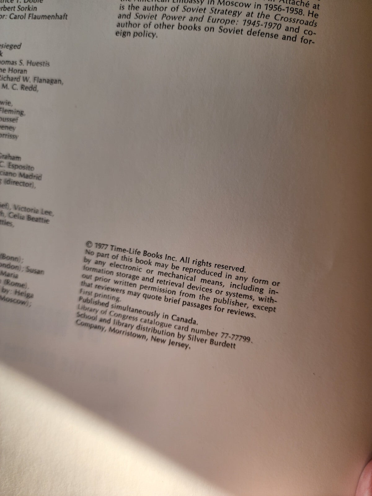 Time Life World War II: Russia Besieged - Hardcover - GOOD