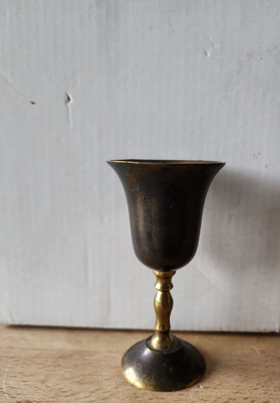 Vintage Indian Brass Small Goblet