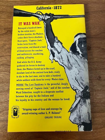 Bantam Books - L P Holmes - MODOC LAST SUNDOWN