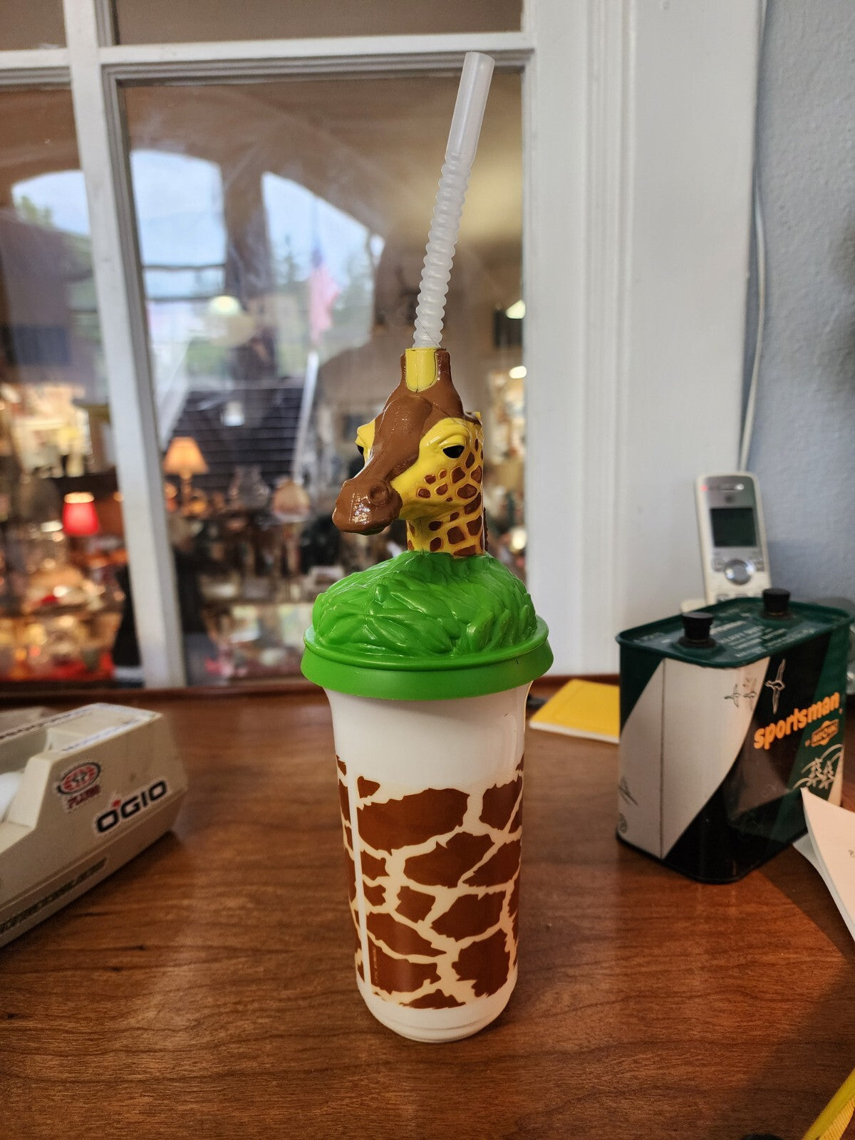 Vintage Giraffe Head Souvenir Oregon Zoo Cup