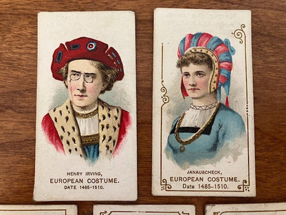 DUKE'S CIGARETTES: PORTRAITS OF ACTORS & ACTRESSES - Lot of 5