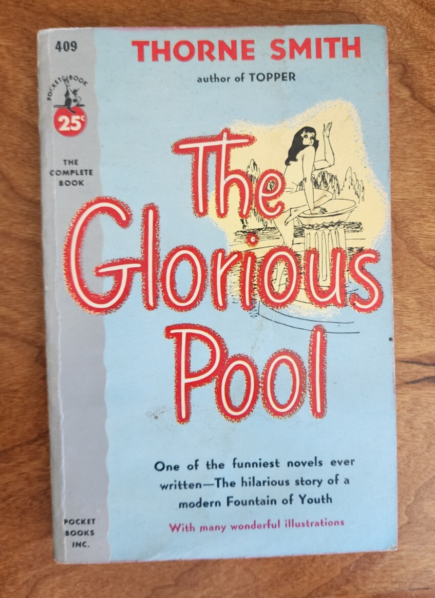 The Glorious Pool by Thorne Smith Paperback Pocket Book 1953