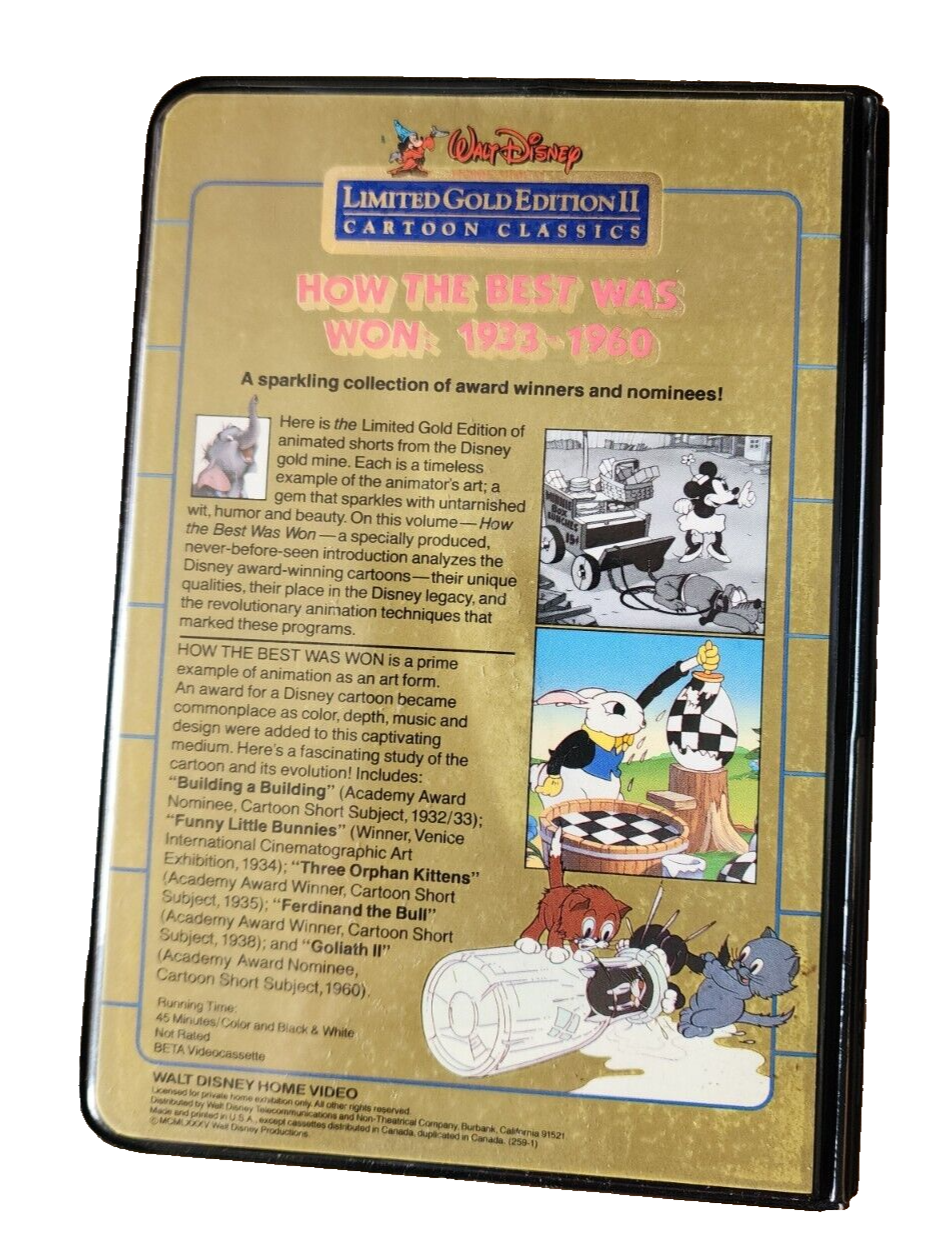 How the Best Was Won: 1933-1960 BETA Disney Limited Gold Edition II