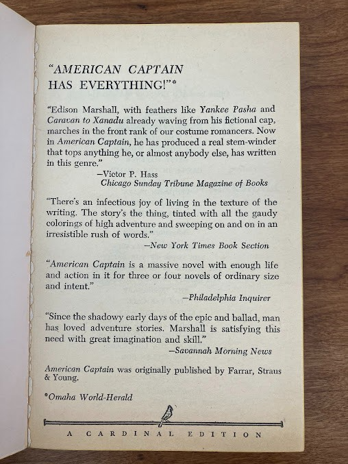 Vtg Paperbacks - Cardinal Books - lot of 4