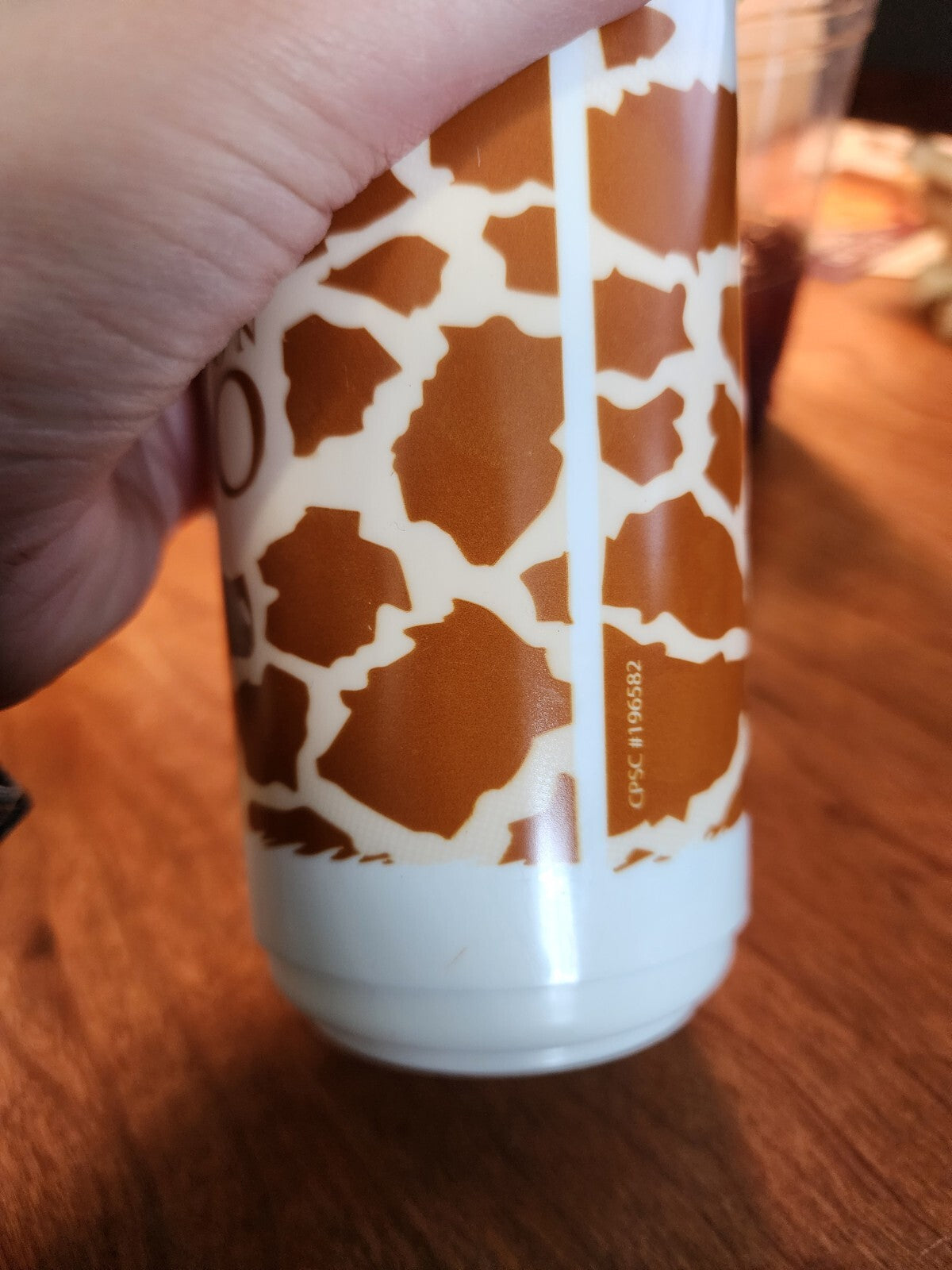 Vintage Giraffe Head Souvenir Oregon Zoo Cup