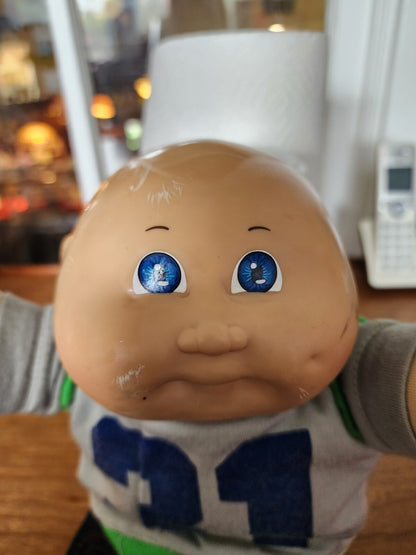 Vtg Cabbage Patch Kids Doll Bald Head Baby Boy 1978 Number 206