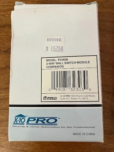 X-10 PRO PLW01 - Wall Switch Module - Home Security Box