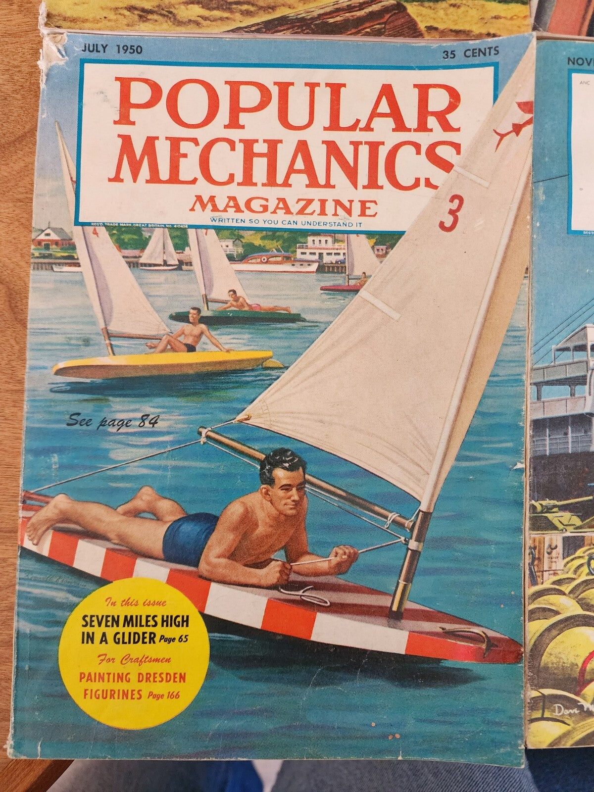 Vtg 1950's Lot Of 9 Popular Mechanics Magazines