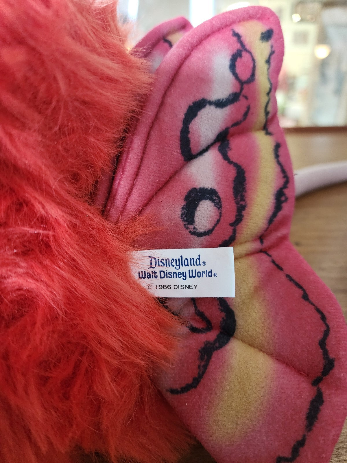 Captain EO Fuzzball 1986 Disneyland Plush VERY GOOD