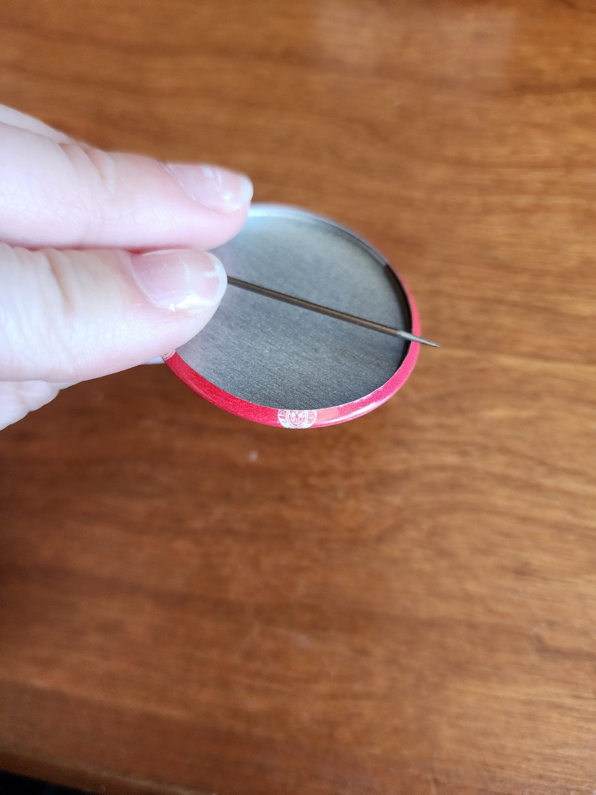 Vintage Political Campaign Pin 1980s "Reagan For President" Red