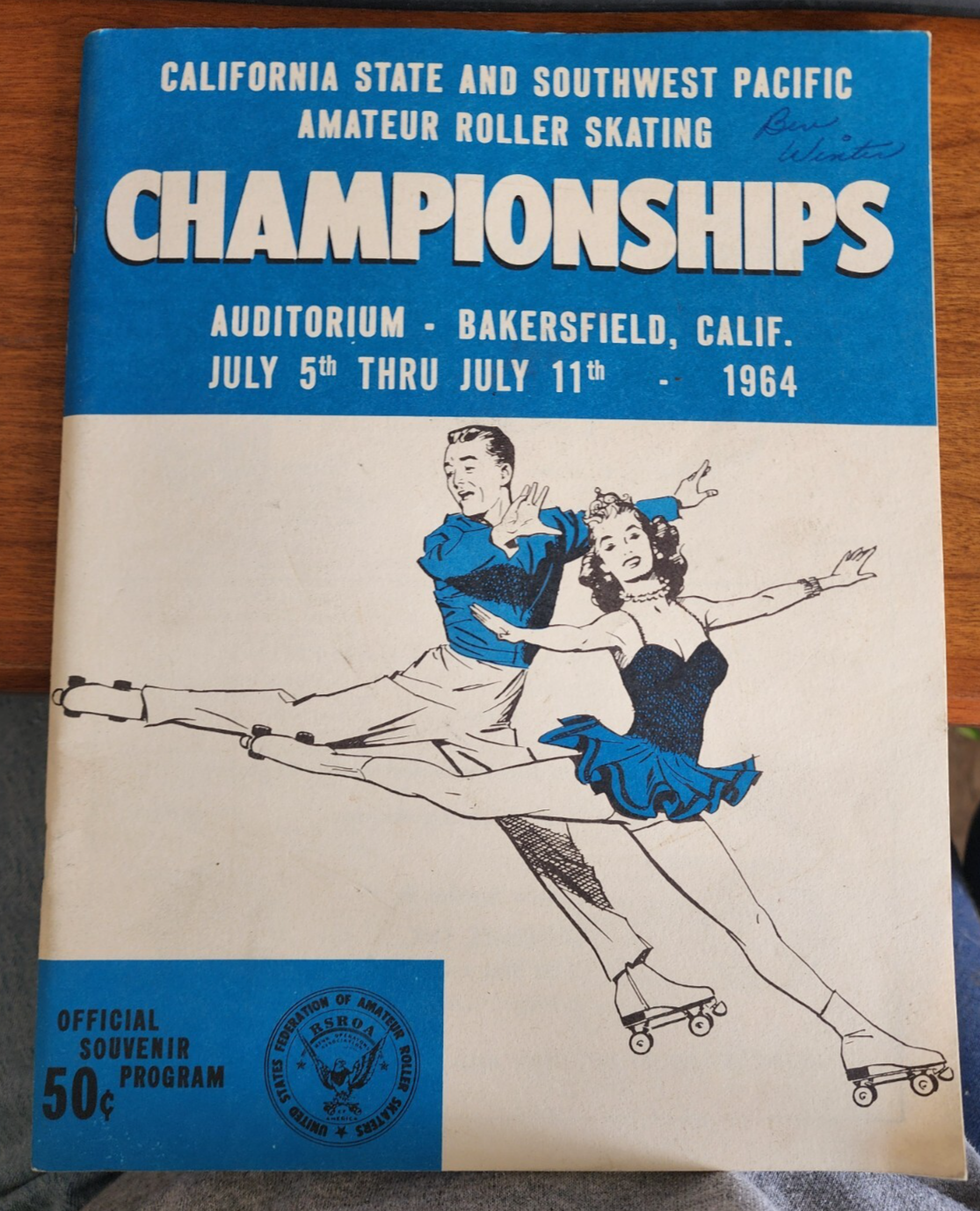 Roller Skating Championships Program 1964