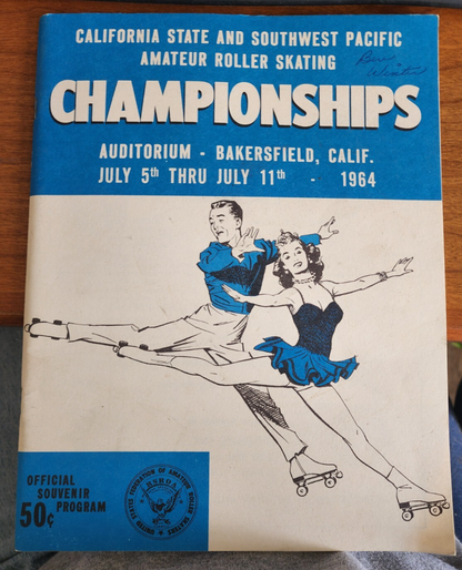 Roller Skating Championships Program 1964