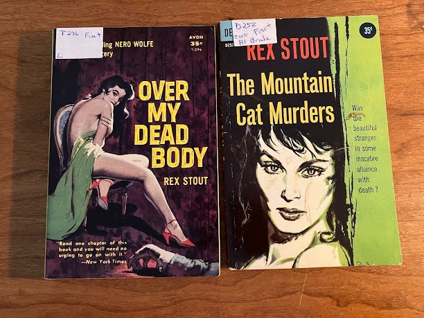Vintage Paperbacks - Rex Stout - Lot of 2