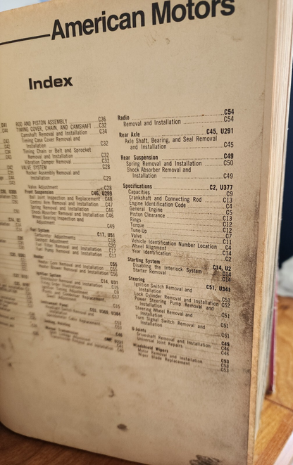 Vtg Chilton's Auto Repair Manual 1978 "American cars from 71 - 78" HC