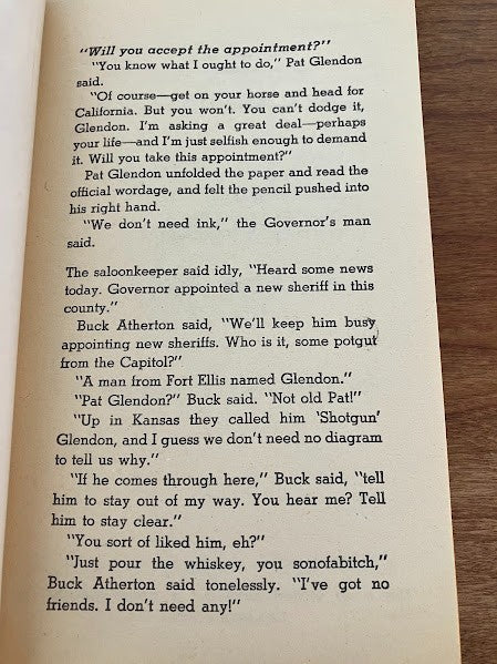 Paperback Westerns by Frank O'Rourke - lot of 2