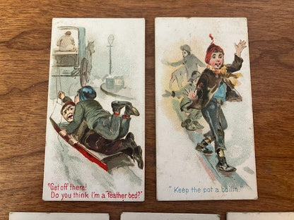 Duke's Cigarette Cards: In The Snow - Lot of 5