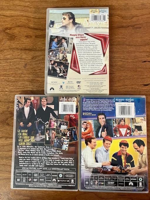 Happy Days: Season 2, 4, and 5 - DVD
