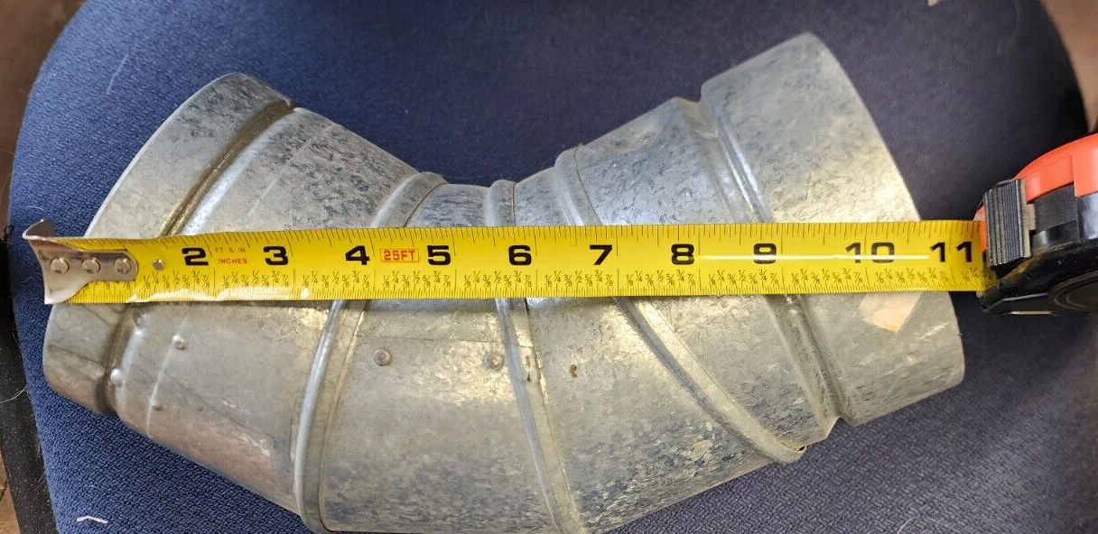 Selkirk 105230 Type"B" Gas Vent 5-Inch 90-degree Adjustable Elbow - USED