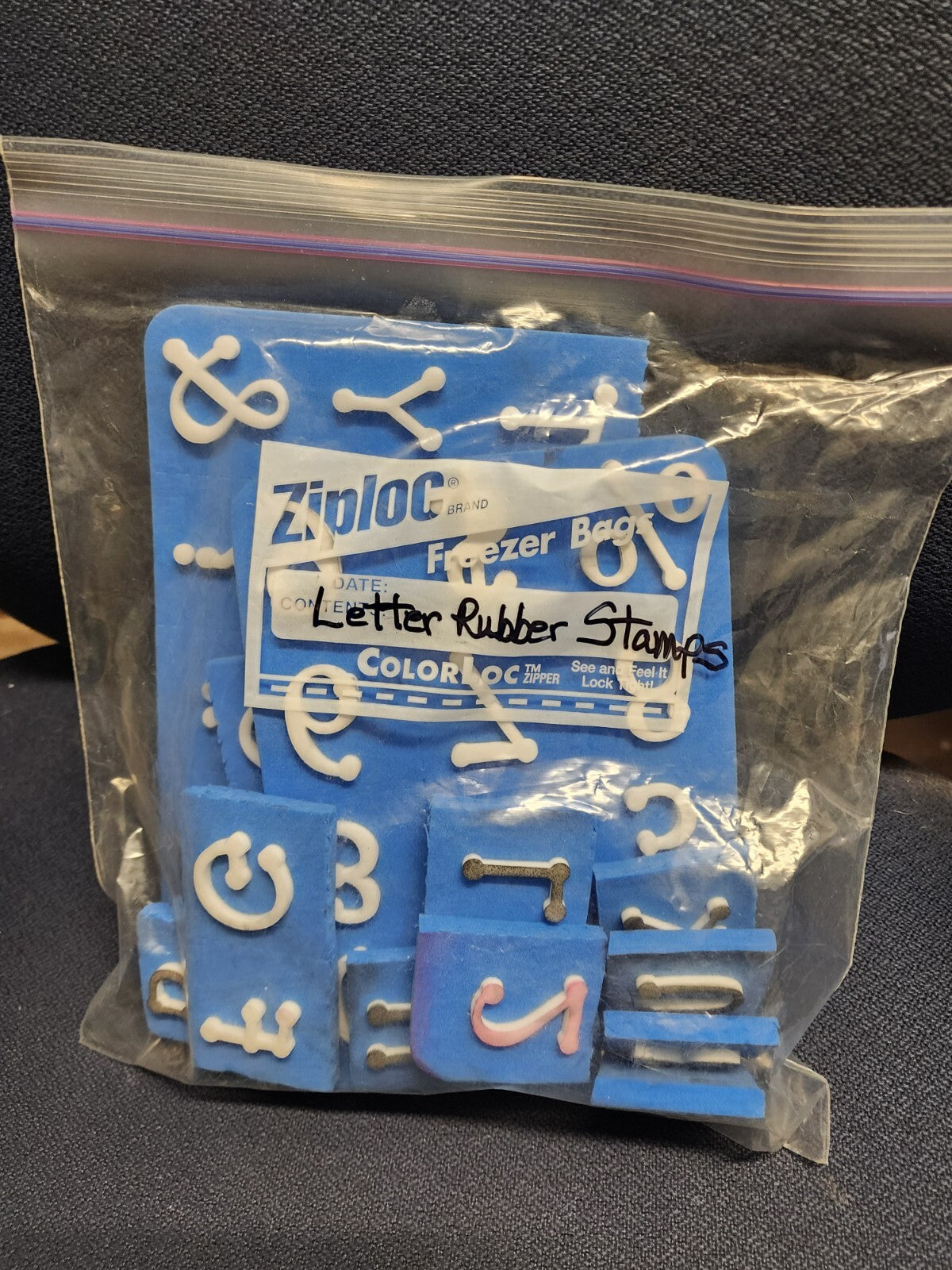 Stamp Alphabet random Letters and numbers Rubber Stamps