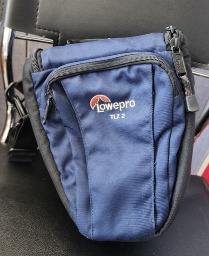 Lowepro Camera Bag TLZ 2 Blue with Handle & Shoulder Strap