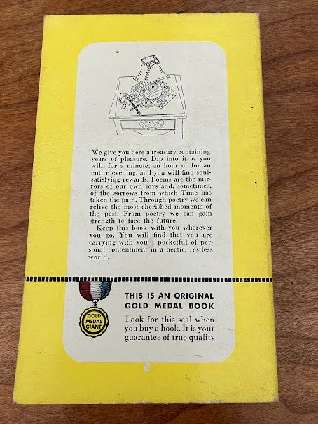 Treasury of American Verse by Gold Medal Paperback Books