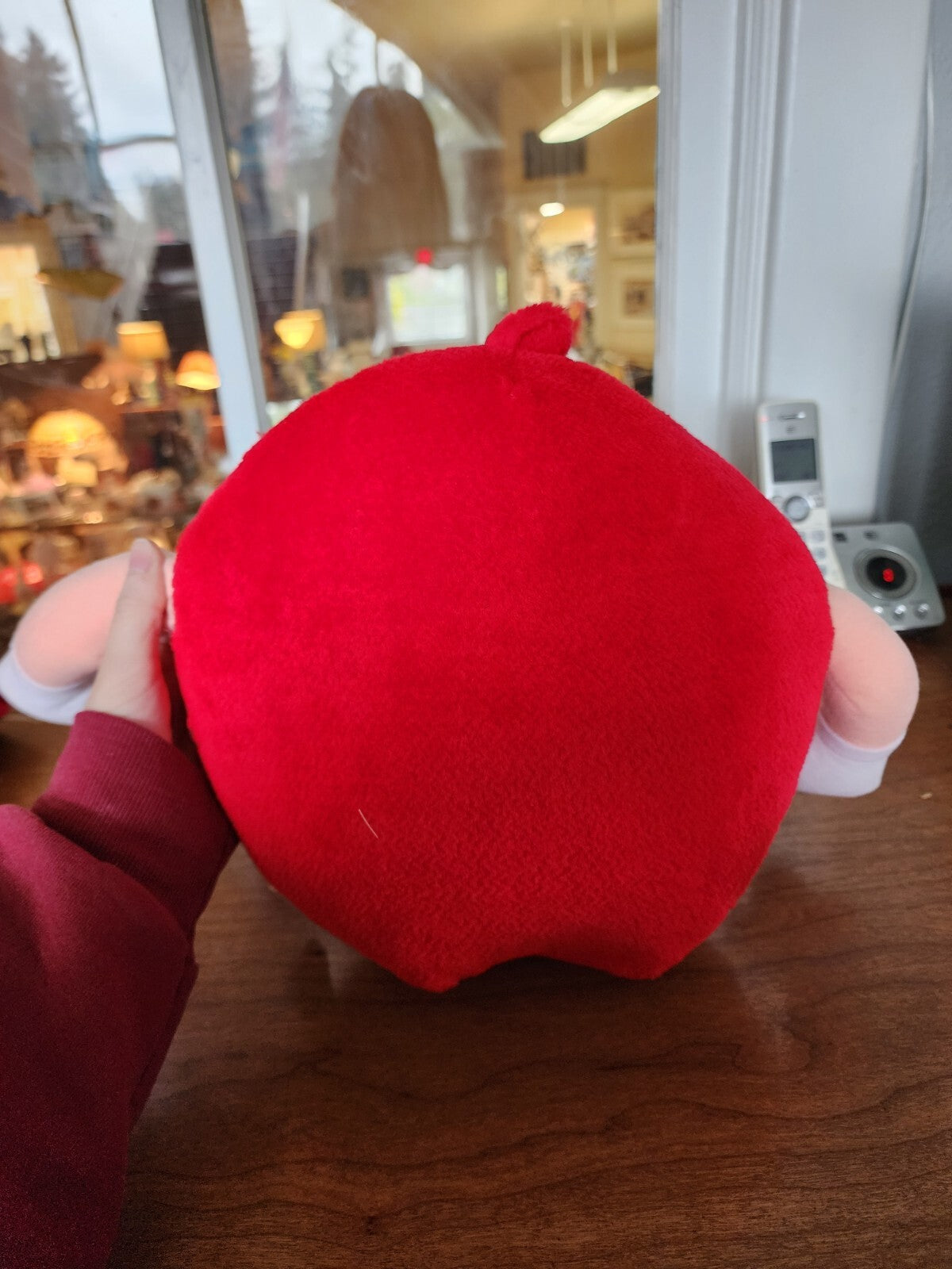 Vintage 1987 M&M's RED Fun Friend Stuffed Toy Plus