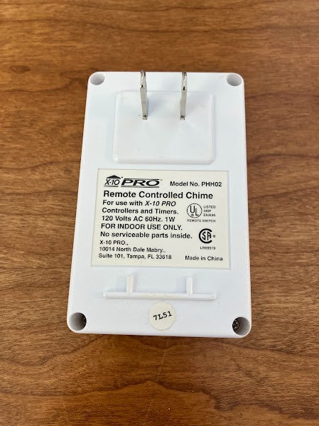 X10 Pro Remote-Control Chime: Model PHH02