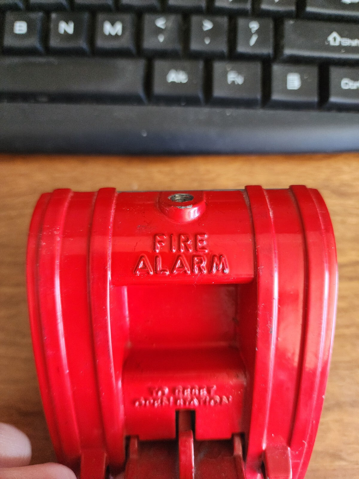 Metal Pull In Case of Fire Alarm Station W/ Glass Rods