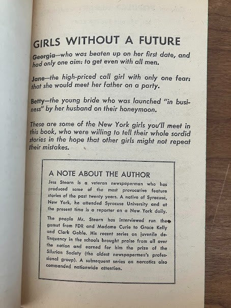 Vtg Paperback - SISTERS OF THE NIGHT By Jess Stearn