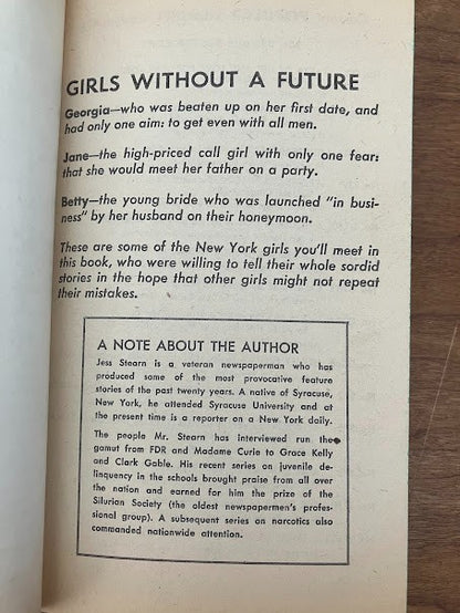 Vtg Paperback - SISTERS OF THE NIGHT By Jess Stearn