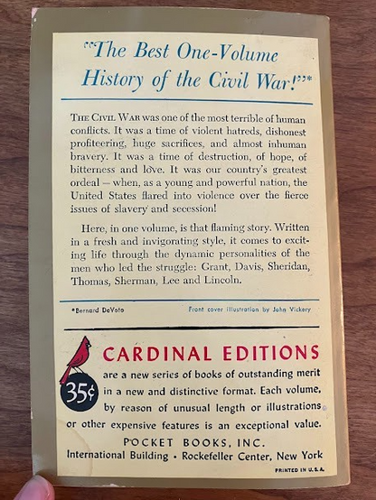 A Short History of the Civil War [Ordeal by fire] - A Cardinal edition
