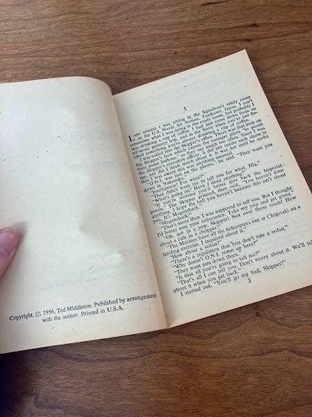 Vtg Paperbacks - OPERATION TOKYO - Ted Middleton